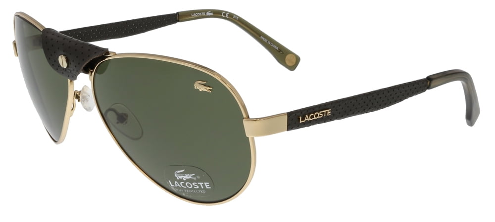 Lacoste L170/SL 714 Gold Vintage Aviator Sunglasses - Walmart.com