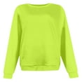 thumbnail image 4 of KANG Fashion Soft Fleece Pullover Hoodless Sweatshirt Cozy Winter Workout Top With Pocket Comfortable Casual Crewneck Athletic Shirt, 4 of 4