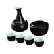 thumbnail image 5 of Juego de sake de cerámica con tetera, vajilla de , cuenco creativo para calentar, bebida tradicional de sake para regalar en una fiesta de té negro, 5 of 8