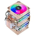 thumbnail image 2 of Air-cooled CPU Cooling Fan Twin Towers 4 Heat Pipe Cooler PWM Suitable For Installing LGA2011 2099 2066 x79 x99 x299 E3 E5 AMD, 2 of 6