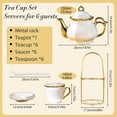 thumbnail image 4 of ☕✨ Elegant Gold-Rim Ceramic Cup & Saucer Set – Round Lip, Comfy Handle, Home Décor Must-Have – Dishwasher｜Microwave｜Freezer Safe 🎁, 4 of 9