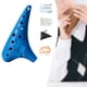 thumbnail image 3 of Ocarina de 12 agujeros, instrumento musical compacto para adultos, amantes de la música y principiantes. Azul, 3 of 6