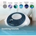thumbnail image 2 of Máquina de Sonido Ruido Blanco HoMedics Terapia de Sueño Portátil 6 Sonidos Relajantes Hogar Oficina Bebé Viajes Azul Homedics BD17212, 2 of 2