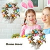 mothers day Simulation Garland Door Decoration Ring Small Thorn Door Leaf Wreath