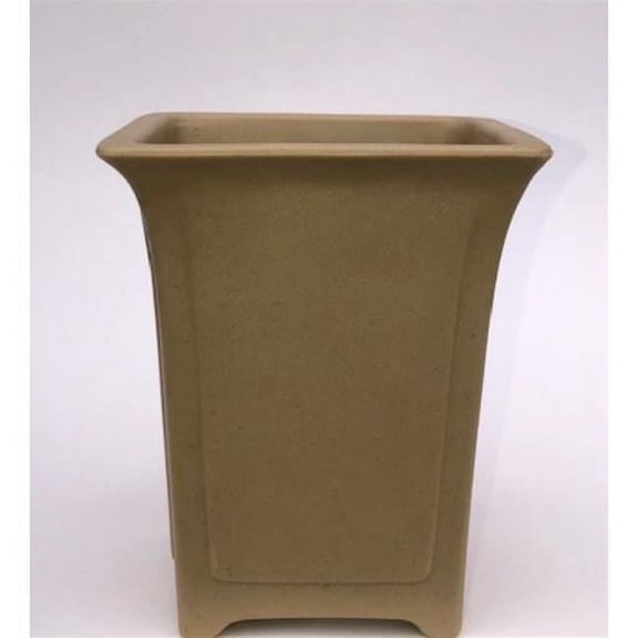 5 x 5 x 6 in. Square Cascade Training Pot, Tan