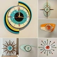 thumbnail image 3 of Vintage Mid Century Clock Battery Operated For Living Room Decoration, 3 of 4