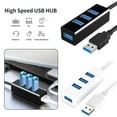 thumbnail image 2 of 1pc USB 2.0 Hi-Speed 4-Port Splitter Hub For PC Notebook UK Black/White, 2 of 8