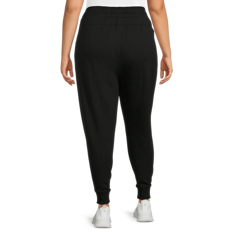 Athletic Works Women s Plus Size Jogger Pants with Pockets 2 Pack Walmart