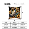 thumbnail image 5 of Unicorn Luxurious Velvet Pillows Covers Set of 2 for Throw Pillow or Bed Pillow, Unique Patterns, 16x16 18x18 20x20 Inches,for Various Occasions, 5 of 6