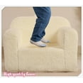 thumbnail image 6 of Kids Snuggly-Soft Sherpa Chair, Cuddly Toddler Foam Chair for Boys and Girls, Cream, 6 of 18