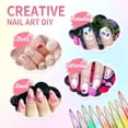 thumbnail image 2 of Nail Art Pens for Painting Nails,12 Colors Nail Polish Pens Quick Dry,3D Acrylic Nail Art Markers,Manicure Tools Design Kit for Home Salon, 2 of 7