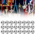 thumbnail image 4 of Accesorios diy cuentas de perlas joyería diy 50 g/bolsa cuentas de ABS chapadas accesorios de ropa de joyería DIY coloridos decoración de boda plata de 10MM ANGGREK Otros, 4 of 8