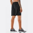 thumbnail image 2 of Men's Workout Running Shorts Sports Fitness Gym Training Quick Dry Athletic Performance Shorts with Zip Pockets, 2 of 7