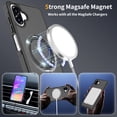 thumbnail image 4 of Asuwish Phone Case for Samsung Galaxy A06 A07 4G/5G Tempered Glass Screen Protector Magnetic Folding Stand Frosted Translucent Rugged Shockproof Protective Cell Cover Ao6 A 06 07 Ao7 Women Men Black, 4 of 7
