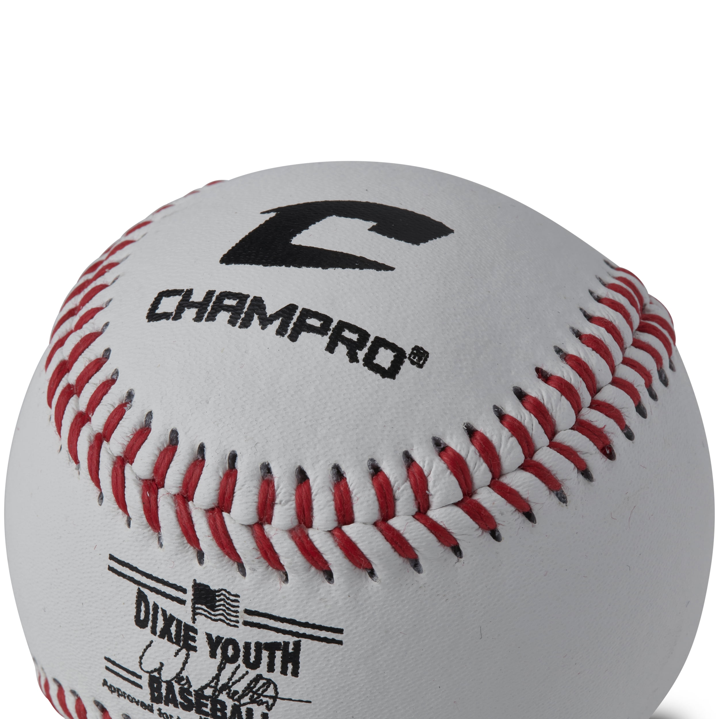CHAMPRO Dixie League Baseball Category 3, Genuine Leather Cover, 12 Pack