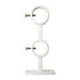 thumbnail image 4 of GUOOL Support de Tringle à Rideau Double Fixation Murale pour Salle de Bain Salon Maison Blanc, 4 of 9
