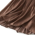 thumbnail image 6 of Sngxgn Skirts for Women Elastic High Waisted Skirt Womens Summer Skirts Trendy(Coffee,One Size), 6 of 7