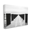 thumbnail image 3 of Stupell Industries Winter Dock Snowy Beach Photograph Gallery Wrapped Canvas Print Wall Art, Design by Aledanda, 3 of 7