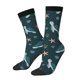 thumbnail image 1 of Fotbe Cute Turtle Calcetas Largas con Estampado para Hombre y Mujer – Calcetas de Compresión Transpirables y Elásticas, Viajar y Uso Diario Talla 5-11, 1 of 6