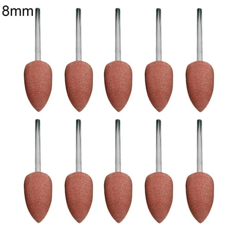 

fanshao 10Pcs 2.35 Shank Reliable Abrasive Head Different Specifications Fine Workmanship Accessories Practical Buffing Head for DIY Grinding
