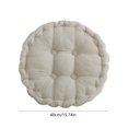 thumbnail image 3 of Tuvgenk whoopie cushion support Welted 100%Polyester seat cushion meditation cushion Circle For Interior Use Gray, 3 of 6
