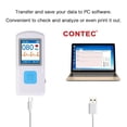 thumbnail image 2 of Monitor ECG CONTEC PM10 Bluetooth Frecuencia Cardíaca Pantalla LCD, 2 of 9