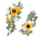 thumbnail image 2 of Guirnalda de Rosa Artificial Ramo Decorativo de Flores de Seda Enredadera Hecha a Mano Adecuada para Ceremonias Fiestas Casa, 2 of 9