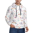 thumbnail image 2 of Sikiie Cute Koala Men's Hoodie, Essentials Hoodie, Sweatshirt, Pullover Hooded Sweatshirt for Men-Large, 2 of 7