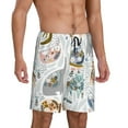 thumbnail image 2 of Bixox Men's Cute Colorful Animal printed lightweight casual shorts, soft sleep shorts with pockets., 2 of 7