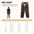 thumbnail image 3 of Logiee Vibrant Skull Soldier Print Women Pajama Pants,Comfy Pj Bottom with Pockets & Drawstring,Stretch Casual Sleepwear-XX-Large, 3 of 6