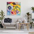 thumbnail image 3 of Stupell Industries Abstract Bold Flower Painting Abstract Painting Gallery Wrapped Canvas Art Print Wall Art, 36 x 36, 3 of 8