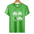 thumbnail image 4 of QIPOPIQ T-Shirts à Manches Courtes pour Femmes à Col Rond T-Shirts de la Saint-Patrick Tunique T-Shirt Shamrock T-Shirt Vert T-Shirt St Patricks T-Shirts Hauts T-Shirts Tee T-Shirts des Fêtes T-Shirts Graphiques Aubaines, 4 of 4
