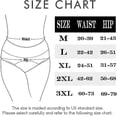 thumbnail image 2 of Women's French Ice Silk Lace Belly Panties High Waisted Ladies Briefs Sexy Underwear For Women 6-pack, 2 of 5