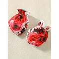 thumbnail image 4 of Zehjuhan Newborn Baby Girl Clothes Hello I'm New Here Letter Romper+Floral Pants+Hat+Headband+Gloves Coming Home Outfits, 4 of 10