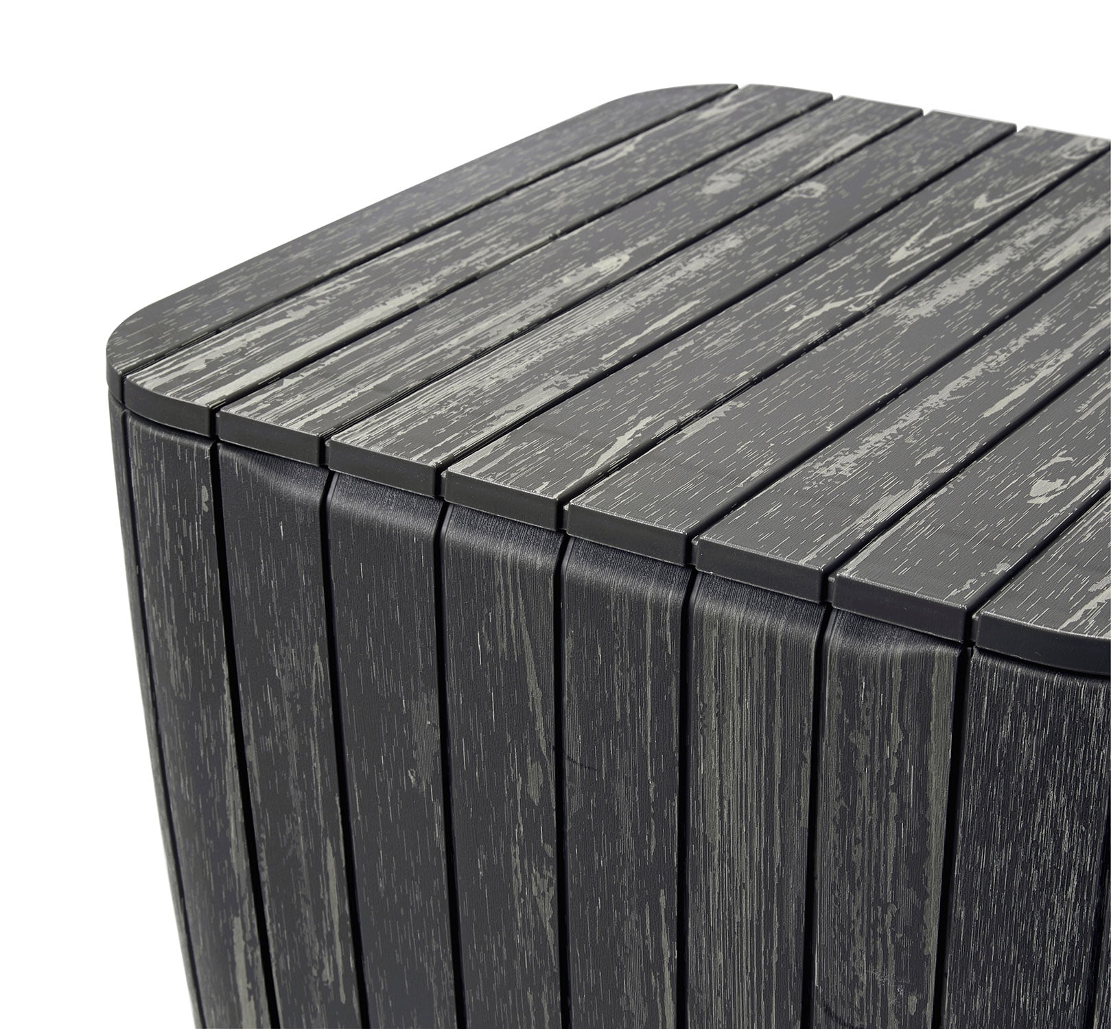Keter Luzon Flexitone Side Table Graphite Wood Look