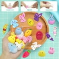 thumbnail image 5 of 100Pcs Mochi Squishy Toys, Kawaii Squishies Fidget Toys Pack - Stress Relief Toys Party Bags Fillers for Box Toys for Classroom Prizes Kids, Christmas Party Favors Stocking Stuffers Gifts(Random), 5 of 10