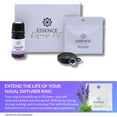 thumbnail image 5 of Essence Aromatherapy Nasal Diffuser Ring – Lavender Mint Essential Oil Blend – Personal Diffuser, 5 of 7