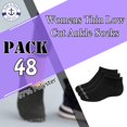 thumbnail image 4 of 48 Pairs of Yacht & Smith Mens & Womens Thin Low Cut Ankle No Show Bulk Socks, 4 of 7