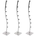 thumbnail image 1 of 3X Wall Mount Waved Waterfall Hanger Rack 7 Beads Garment Display Hooks, 1 of 5