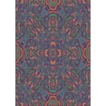 thumbnail image 1 of Ahgly Company Machine Washable Indoor Rectangle Transitional Dark Raspberry Purple Area Rugs, 4' x 6', 1 of 7