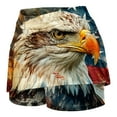 thumbnail image 5 of successthop Skorts Skirts for Women Plus Size Patriotic Shorts Workout Casual Outfits Print Breathable Clothes 4XL, 5 of 5