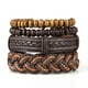 thumbnail image 1 of Pulsera de cuero tejida a mano con cuerda para hombre y mujer, sencilla, joyería, 1 of 6