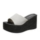 thumbnail image 1 of Amzcrzy Zapatos de mujer,Zapatos de mujer,Zapatillas de mujer, Sandalias de playa transpirables con tacón Matsu, suela gruesa y tacón inclinado para mujer Sandalias Mujer Zapatillas De Casa, 1 of 6