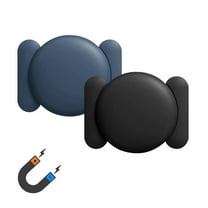 YUNOVA 2 Pack Magnetic Airtag Holder Case with Strong Magnet, Waterproof Silicone Cover for Apple AirTag, Hidden GPS Tracker Mount for Car, Bike, Motorcycle, Luggage, Metal Surfaces