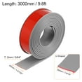thumbnail image 2 of Uxcell 40mm x 3000mm Flexible TPE Self Adhesive U-Shape Veneer Edging Edge Banding Gray, 2 of 6