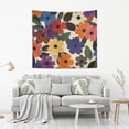 thumbnail image 2 of Yayeee Tapestry Wall Hanging for Bedroom 60" x 40" Living Room Home Wall Art Decor, Large Colorful Flowers Pattern, 2 of 7