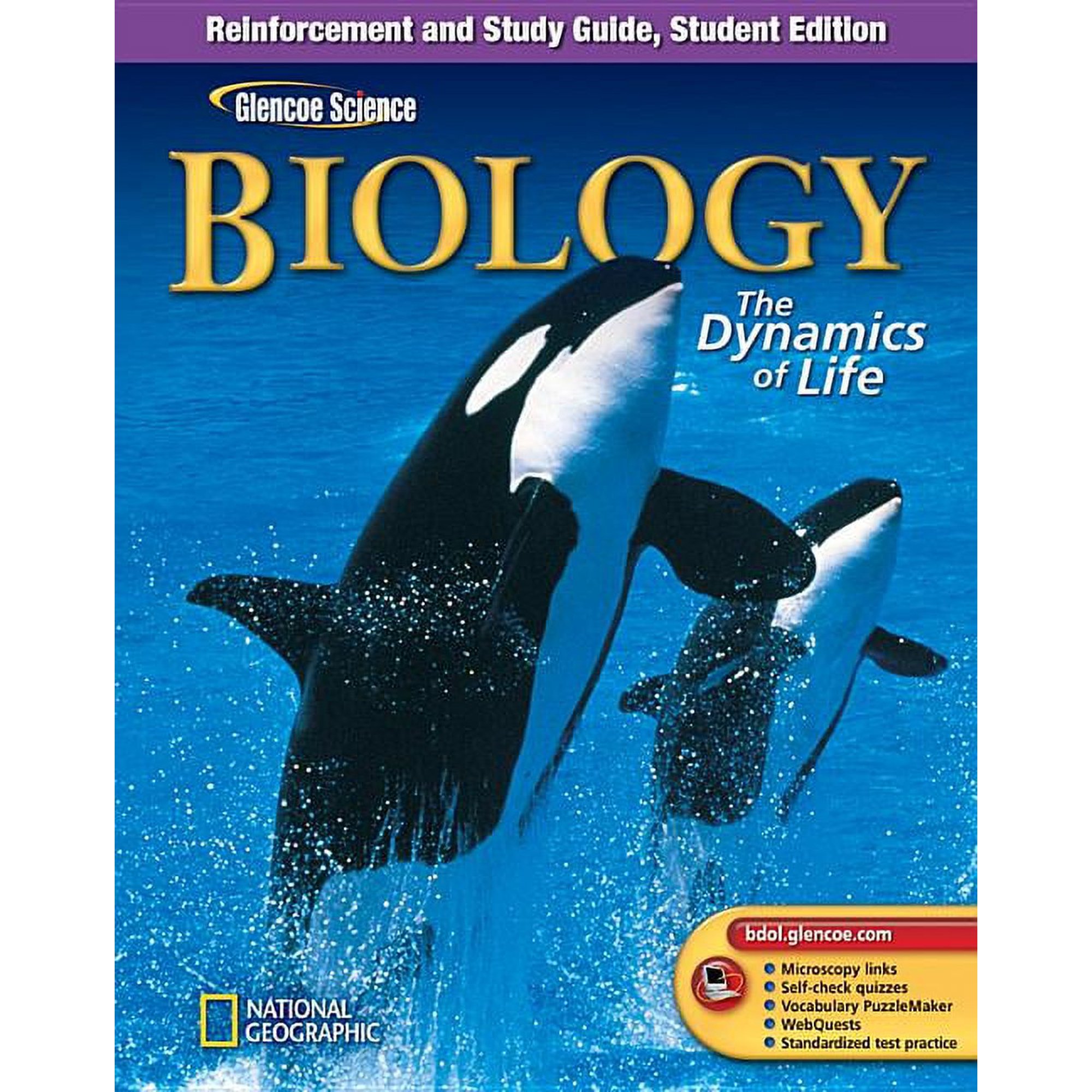 Glencoe Biology: The Dynamics of Life, Reinforcement and Study Guide, Student Edition, (Paperback)