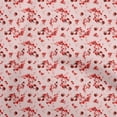 thumbnail image 1 of oneOone Polyester Spandex Red Fabric Abstract Floral Sewing Material Print Fabric By The Yard 56 Inch Wide, 1 of 4