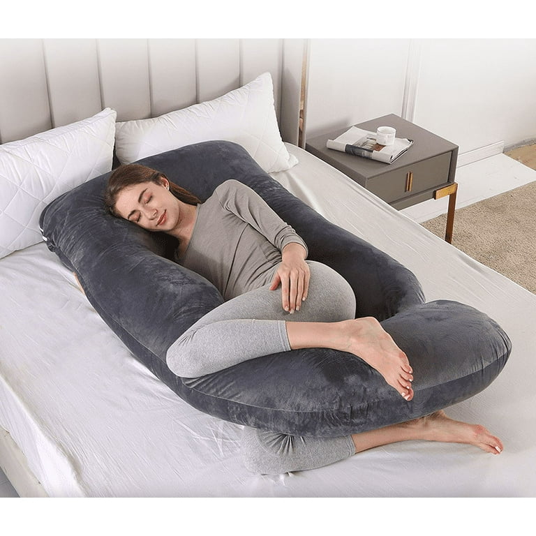 Bllgrass Maternity Pillow O-shapedpregnancy Pillows for Sleeping Body Pillow  That can be Turned into a crib Back, Hip, Pillowcase