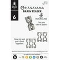 thumbnail image 3 of BePuzzled, Hourglass Hanayama Metal Brainteaser Puzzle Level 6 Ages 12+, 3 of 7